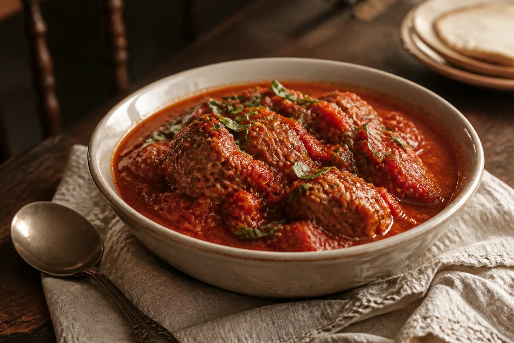 An open family recipe book showing a Sunday gravy recipe